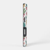 Cactus Pot with Plants, Flowers and Rainbows iPhone Hülle (Rechte Seite)