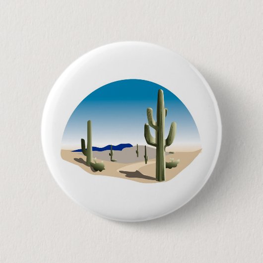 Cactus Prairie Scene Button (Vorderseite)