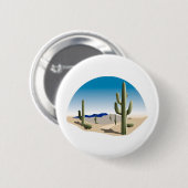 Cactus Prairie Scene Button (Vorne & Hinten)