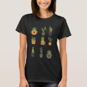 Cactus Prickly Saguaro Pear Barbary Fig Golden Bar T-Shirt (Vorderseite)