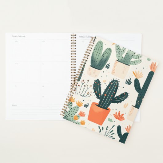 Cactus Print Planner Planer (Anzeige)
