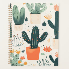 Cactus Print Planner Planer