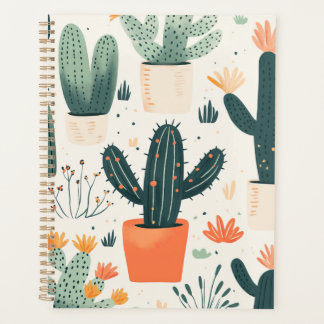 Cactus Print Planner Planer