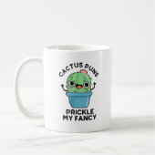 Cactus Puns Prickle meine Extravaganten lustigen P Kaffeetasse (Links)