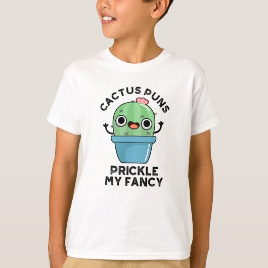 Cactus Puns Prickle meine Extravaganten lustigen P T-Shirt (Vorderseite)