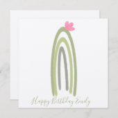 Cactus Rainbow Illustration Earthy (Vorne/Hinten)