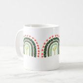 Cactus Rainbow NAME Orange Green Modern Wüste Kaffeetasse (Vorderseite Links)