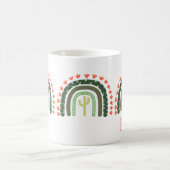 Cactus Rainbow NAME Orange Green Modern Wüste Kaffeetasse (Mittel)