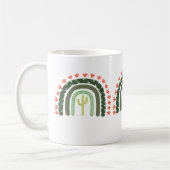 Cactus Rainbow NAME Orange Green Modern Wüste Kaffeetasse (Links)