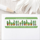 Cactus Rücksendeadressen-Aufklebers (Insitu)