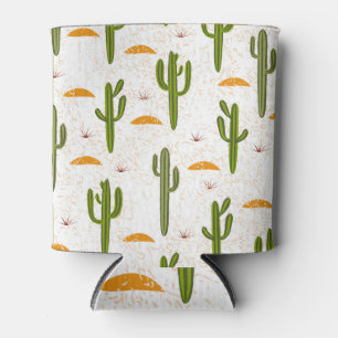 Cactus Sand: Mexikanischer Stil Nahtlos. Dosenkühler