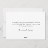 Cactus Santa Foto Frohe Weihnachten (Rückseite)