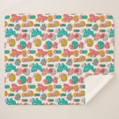 Cactus Sherpa Blanket Sherpadecke (Vorderseite (Horizontal))