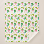 Cactus Sherpa Blanket Sherpadecke (Vorderseite)