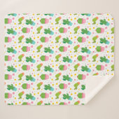 Cactus Sherpa Blanket Sherpadecke (Vorderseite (Horizontal))