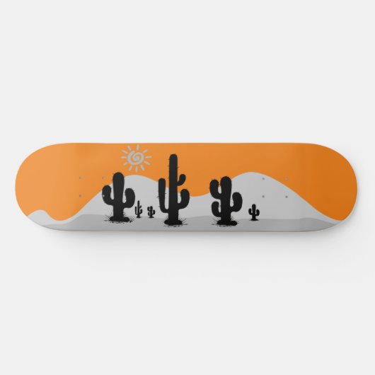 Cactus Skateboard Deck (Horizontal)