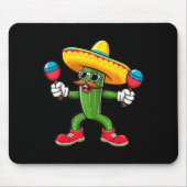 Cactus Sombrero Cinco De Mayo Mexican Cactus Party Mousepad (Vorne)