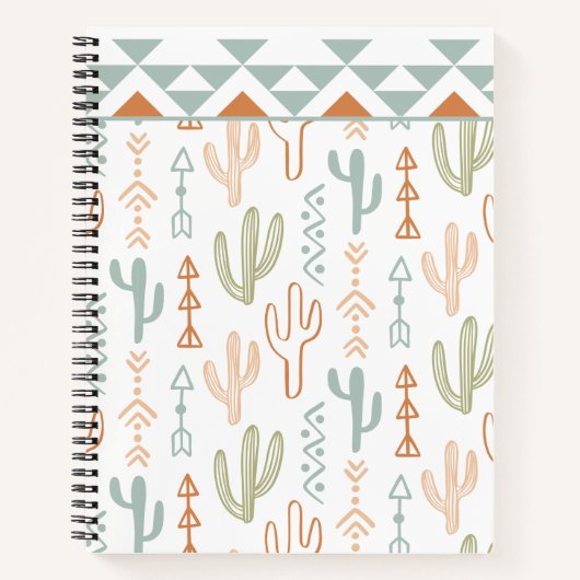 Cactus Spiral Notebook Notizblock (Vorderseite)