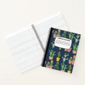 Cactus Spiralkomposition Notebook Notizblock (Innenseite)