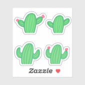 Cactus Stickers Aufkleber (Blatt)