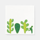 Cactus succulent Cacti Party Serviette (Vorderseite)