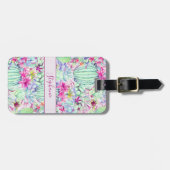 Cactus succulent floral Foliage Name Gepäckanhänger (Vorderseite horizontal)