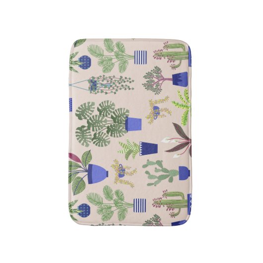 Cactus succulent House Pflanze Badematte (Vorderseite Vertikal)