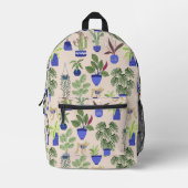 Cactus succulent Houseplant Bedruckter Rucksack (Vorderseite)