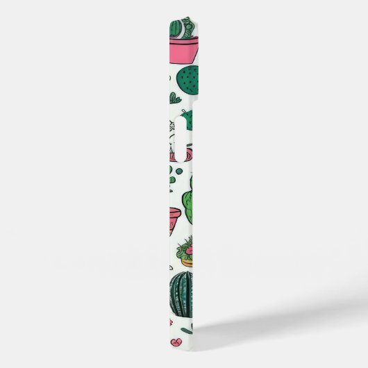 Cactus succulent Pattern Phone Case (Rückseite / Rechts)