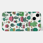 Cactus succulent Pattern Phone Case (Rückseite (Horizontal))