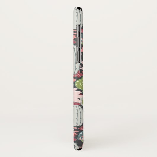 Cactus succulent Pflanze Pattern Case-Mate iPhone Hülle (Hinten/Links)