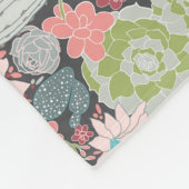 Cactus succulent Pflanze Pattern Fleecedecke (Ecke)