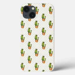 Cactus & Succulent Polk Dot Pattern Case-Mate iPhone Hülle