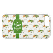 Cactus & Succulent Polk Dot Pattern Case-Mate iPhone Hülle (Rückseite (Horizontal))