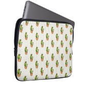 Cactus & Succulent Polk Dot Pattern Laptopschutzhülle (Vorne Rechts)