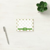 Cactus & Succulent Polk Dot Pattern Post-it Klebezettel (Büro)