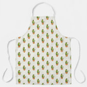 Cactus & Succulent Polk Dot Pattern Schürze (Vorderseite)