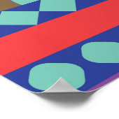 Cactus succulent: Sketch Style Doodle Poster (Ecke)