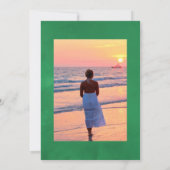 Cactus succulents Celebration of Life Foto Einladung (Rückseite)