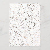 Cactus & Succulents Geometric Terrarium Dinner Menükarte (Rückseite)