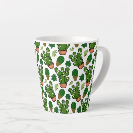 Cactus succulents milchtasse (Rechte Ecke)