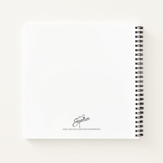 Cactus succulents Pink Green Pattern Personalisier Notizblock (Rückseite)