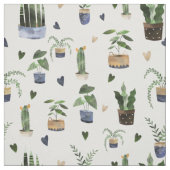 Cactus succulents & Potted Pflanze Boho Pattern Stoff (Muster)