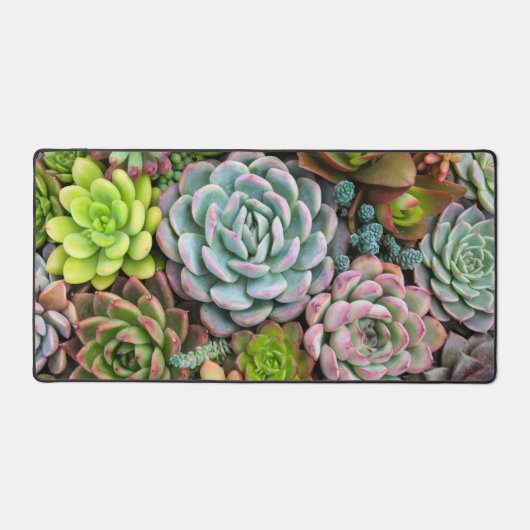 Cactus succulents schreibtischunterlage (Vorderseite)