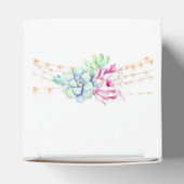Cactus succulents String Lights Wedding Geschenkschachtel (Oben)