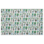 Cactus succulents Surface Pattern | Stoff (Fat Quarter (45,7 x 55,9 cm))