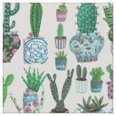Cactus succulents Surface Pattern | Stoff (Nahaufnahme)