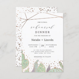 Cactus & Succulents Terrarium Probe Dinner Einladung