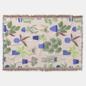 Cactus sukculent Pattern Decke (Vorderseite)