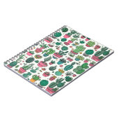 Cactus sukculent Pattern Notizblock (Linke Seite)